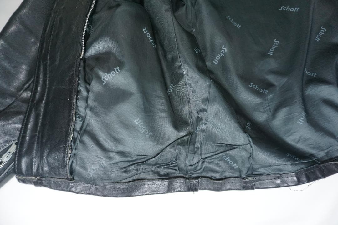 t*o様 Schott 641 シングルライダース オリジナル 擦れ下地露出 3