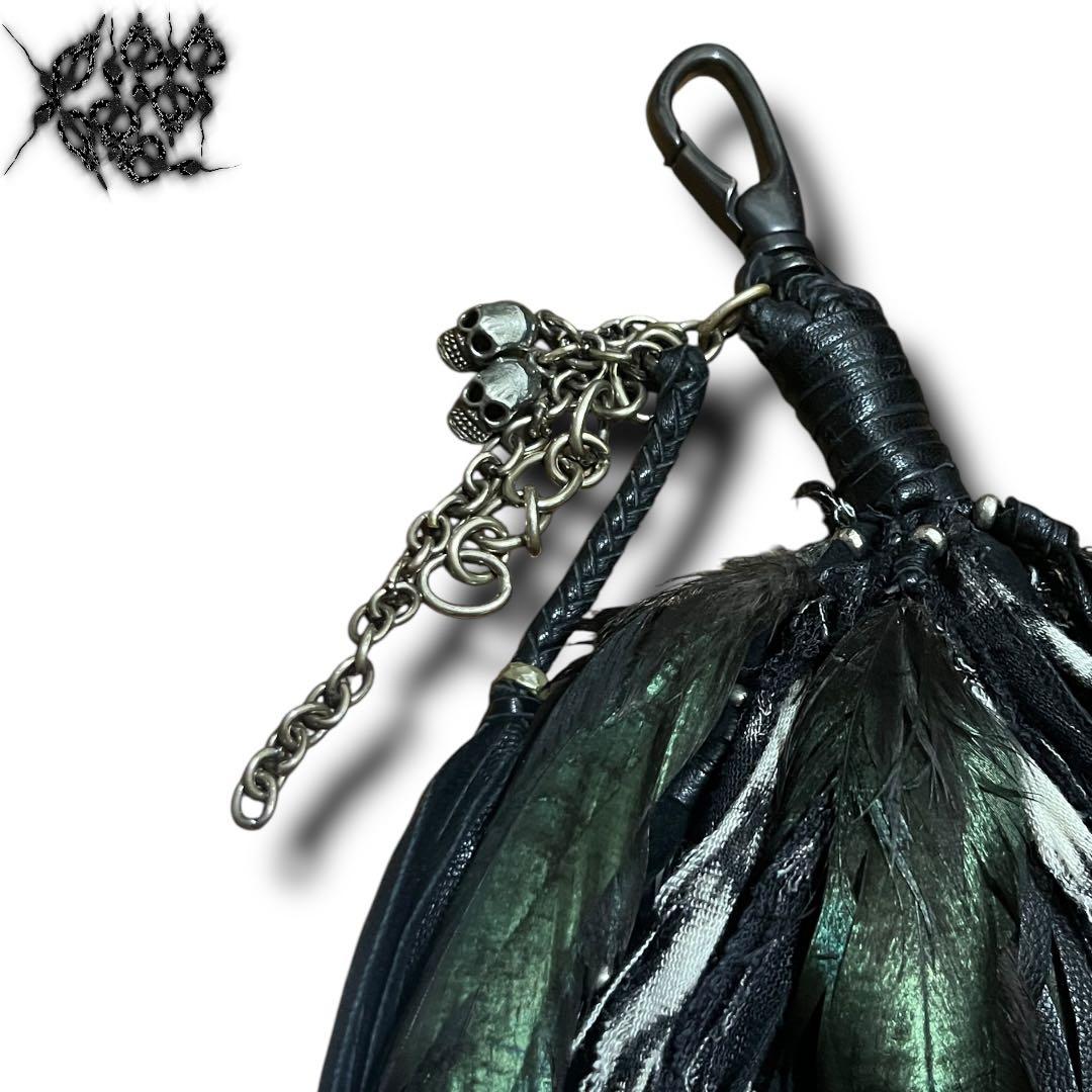 小物 KMRii Feather Skull Chain Hook
