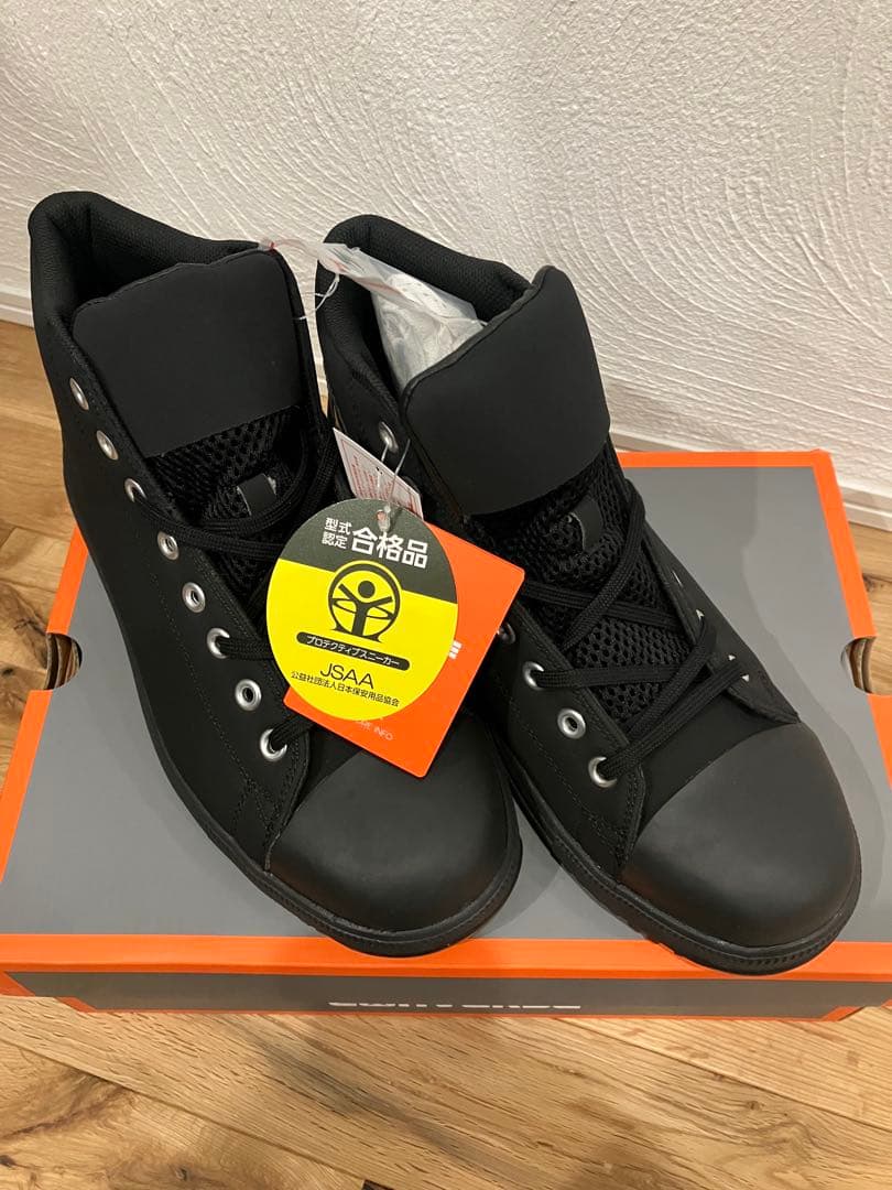 キ*キ様 新品　コンバース安全靴ハイカット27センチ　ブラックモノクローム
