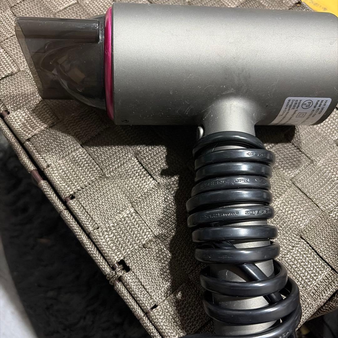 Dyson Supersonic風 強風ドライヤー シルバー/ピンク