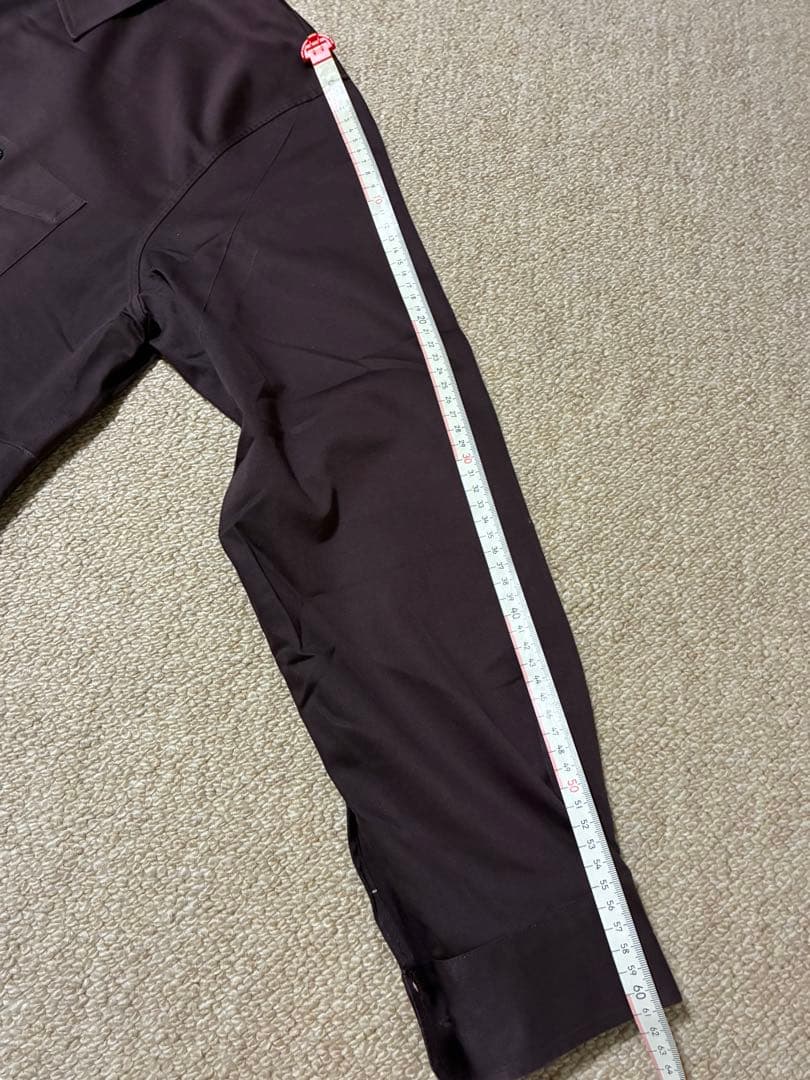 STONE  ダークブラウン長袖シャツ　 メンズXL イタリア製