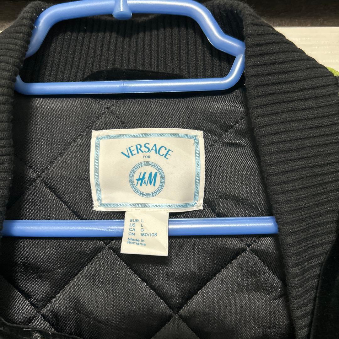 VERSACE for  レオパード柄 スカジャン L