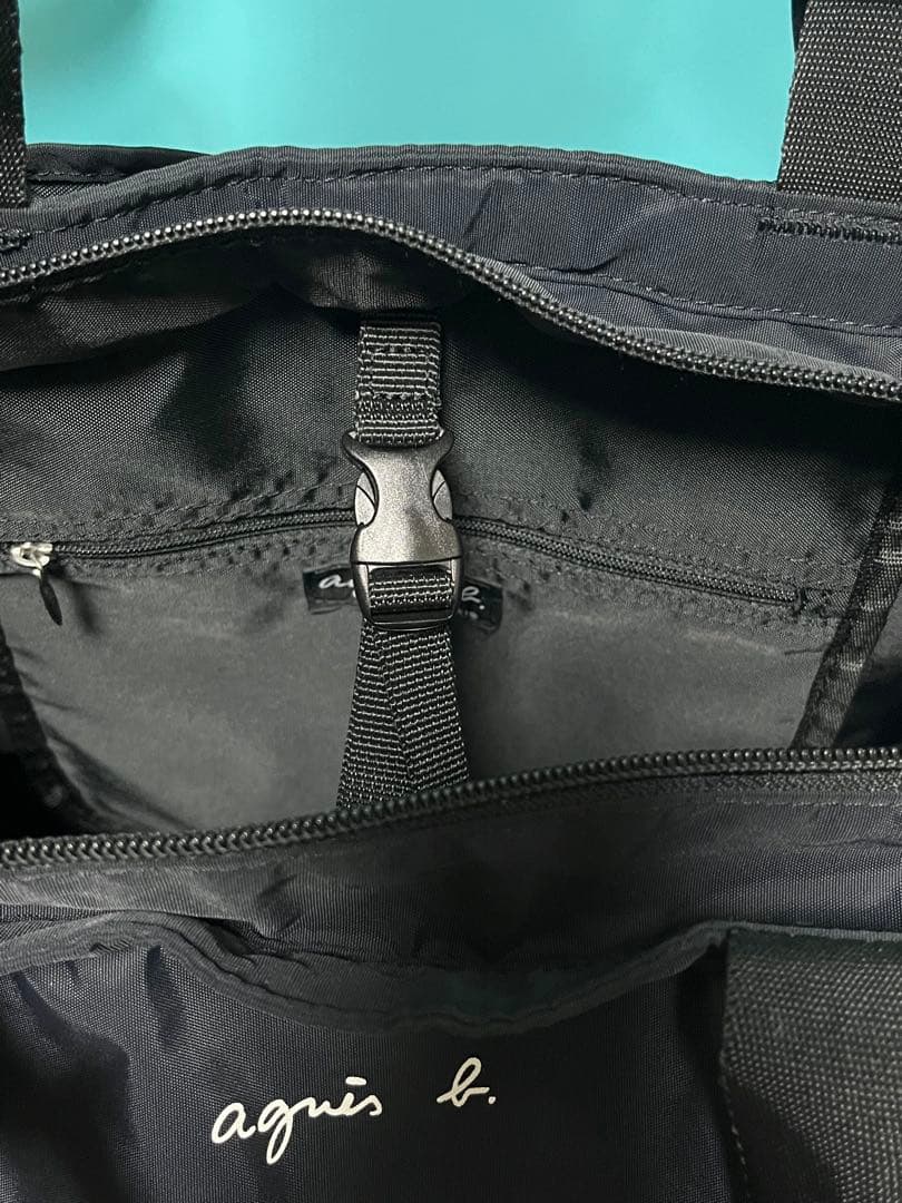 アニエスベー ロゴ ペアレンツバッグ マザーズバッグ 2way リュック