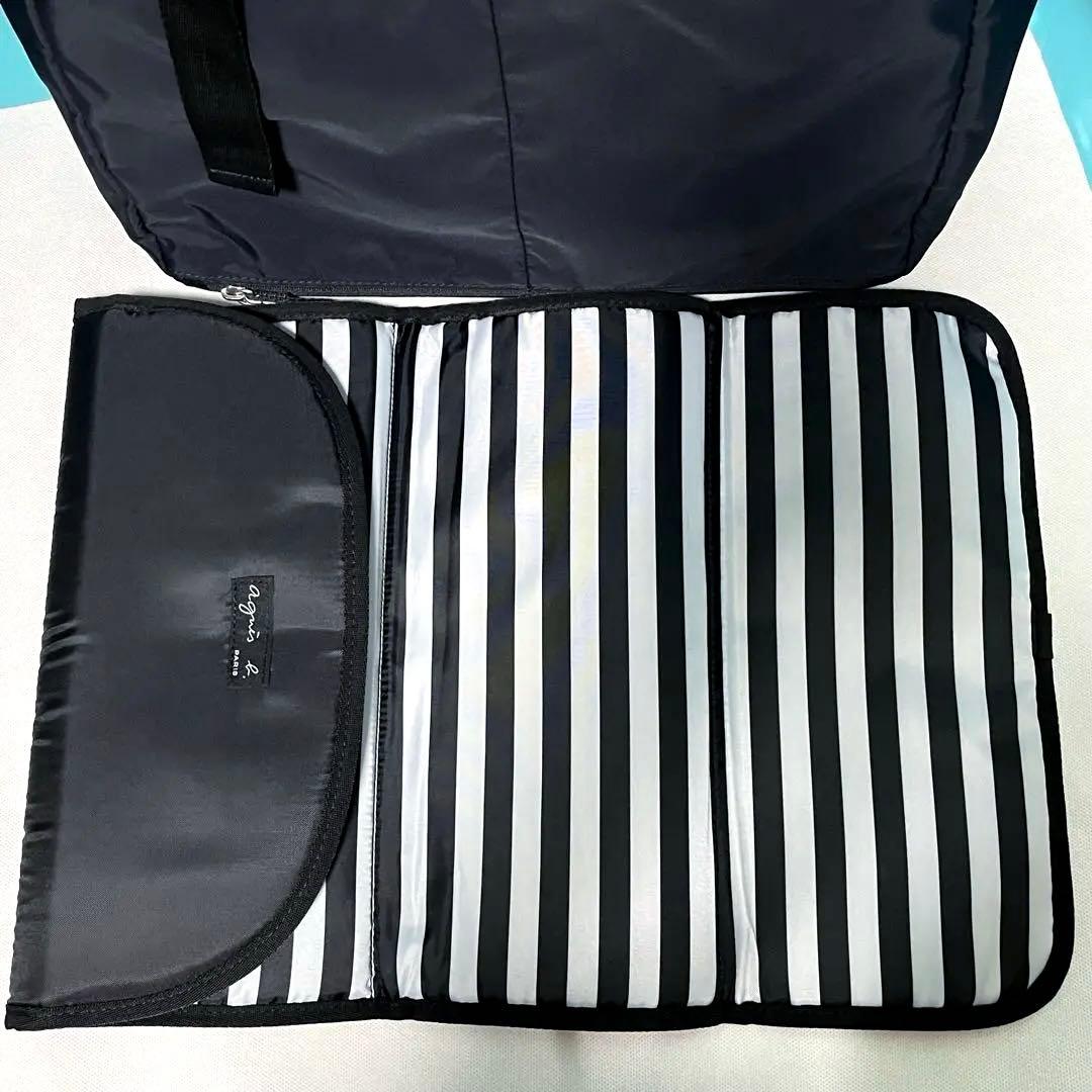 アニエスベー ロゴ ペアレンツバッグ マザーズバッグ 2way リュック