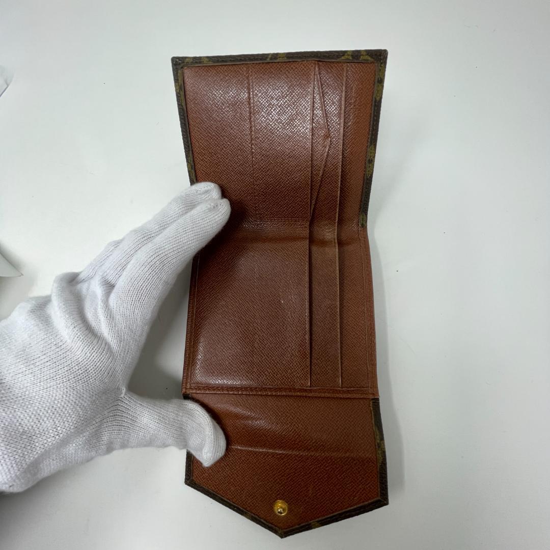 ルイ・ヴィトン モノグラム ポルトモネ・ビエ・カルトクレディ 三つ折り財布