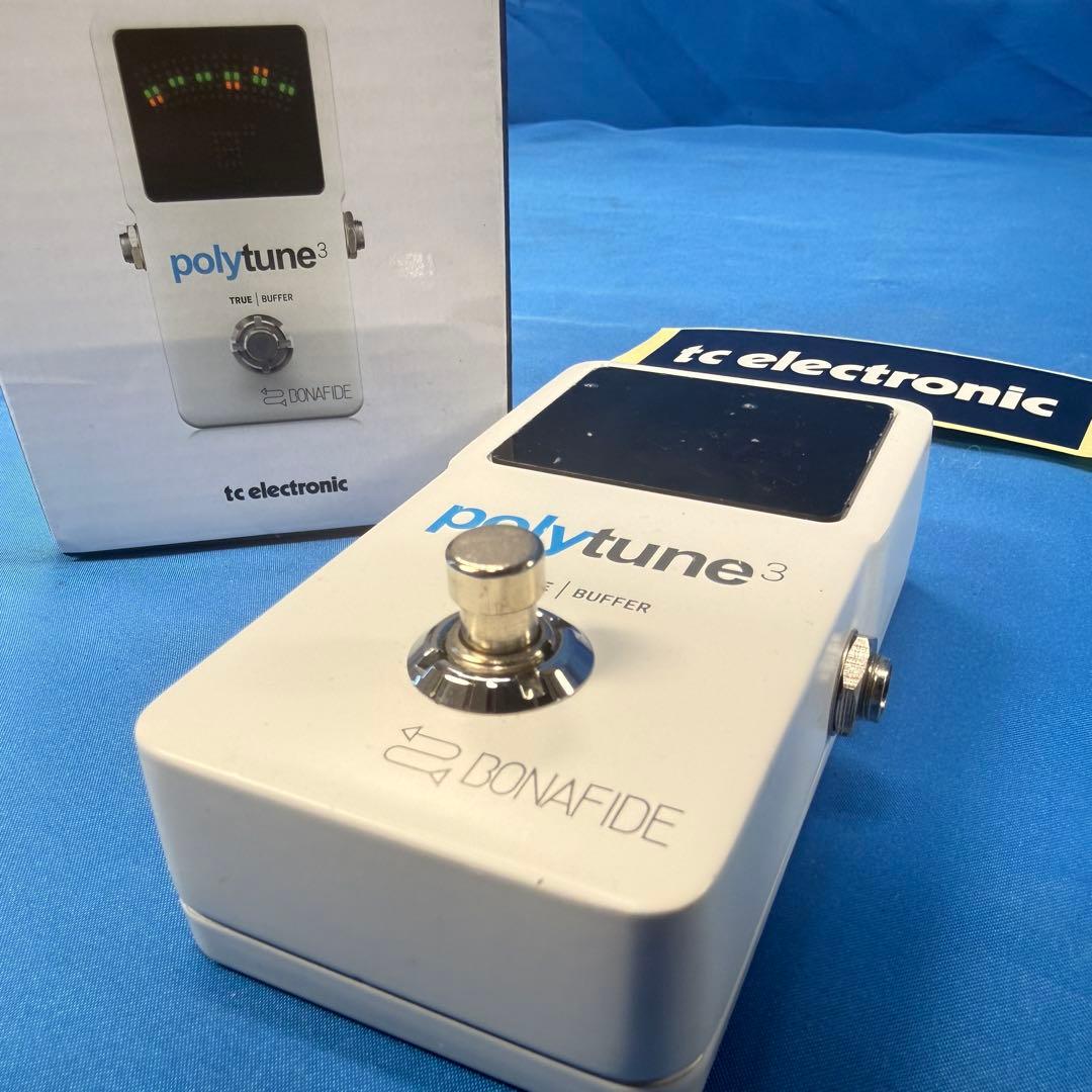tc electronic polytune 3 チューナー ギター ベース