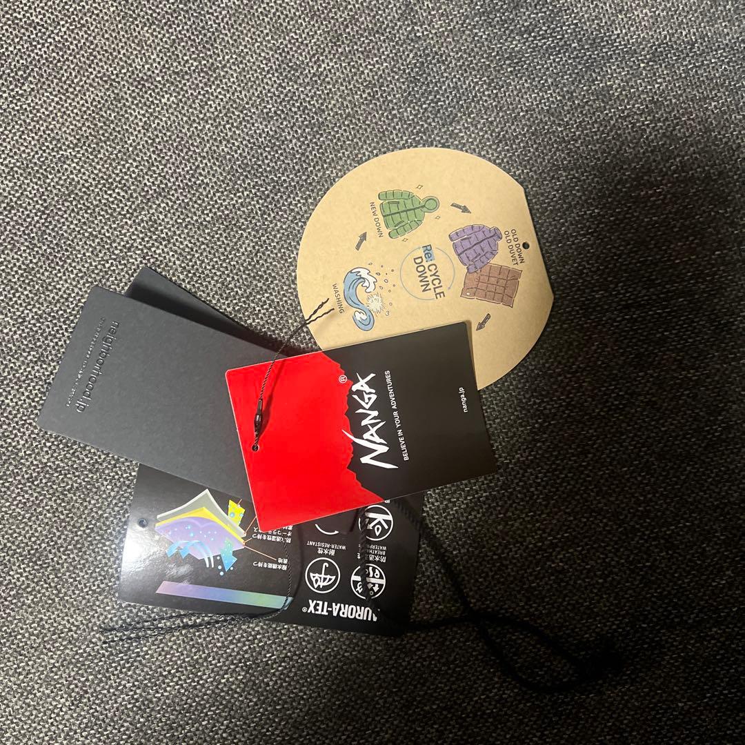 ネイバーフッド　ナンガ　ダウンベスト　オリーブ　L