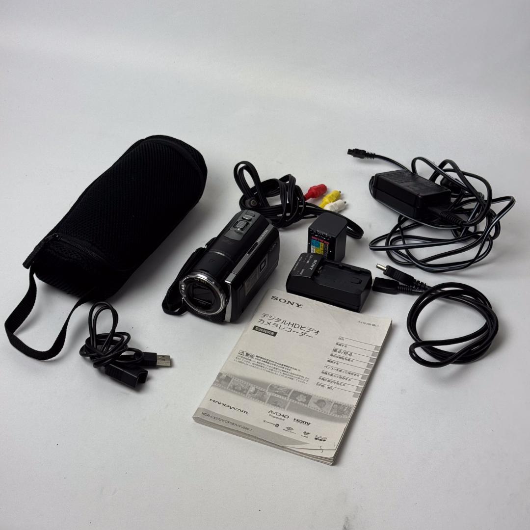 【美品 】SONY HDビデオカメラ HDR-PJ590 バッテリー2個付