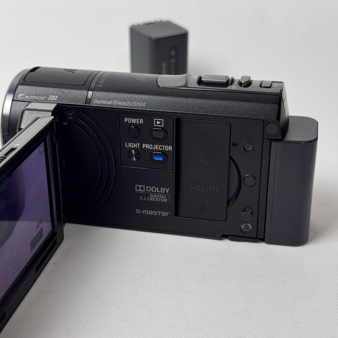 【美品 】SONY HDビデオカメラ HDR-PJ590 バッテリー2個付