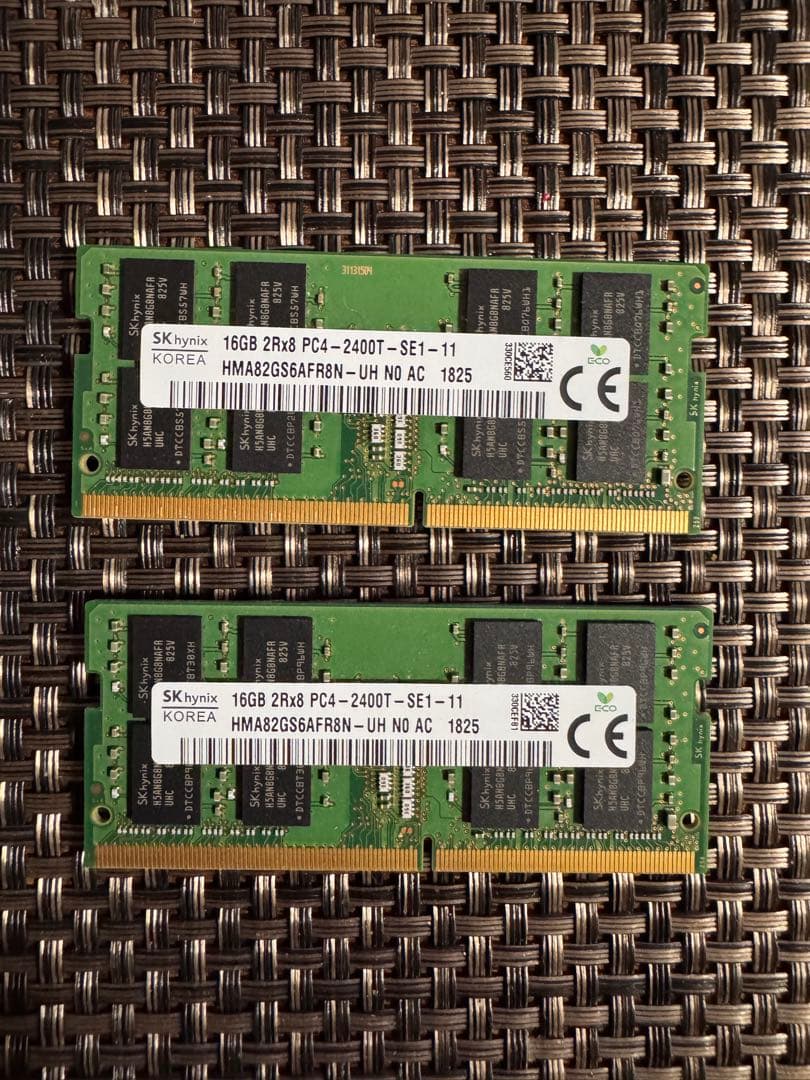 SK hynix DDR4 32GB (16GB x2) ノート用