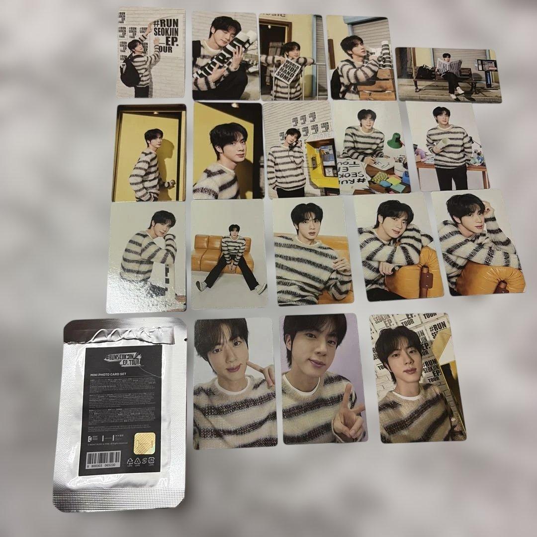 runseokjin ジン　ソロコン　ミニフォト　トレカ 全18枚　コンプ