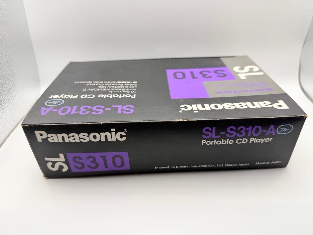 Panasonic ポータブルCDプレーヤー SL-S310-A ブルー（美品）