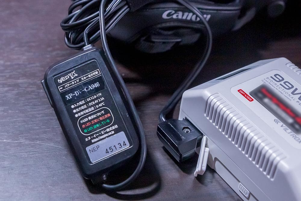 CANON XF400/405用 Dtap-DCケーブル XP-DV-CA946