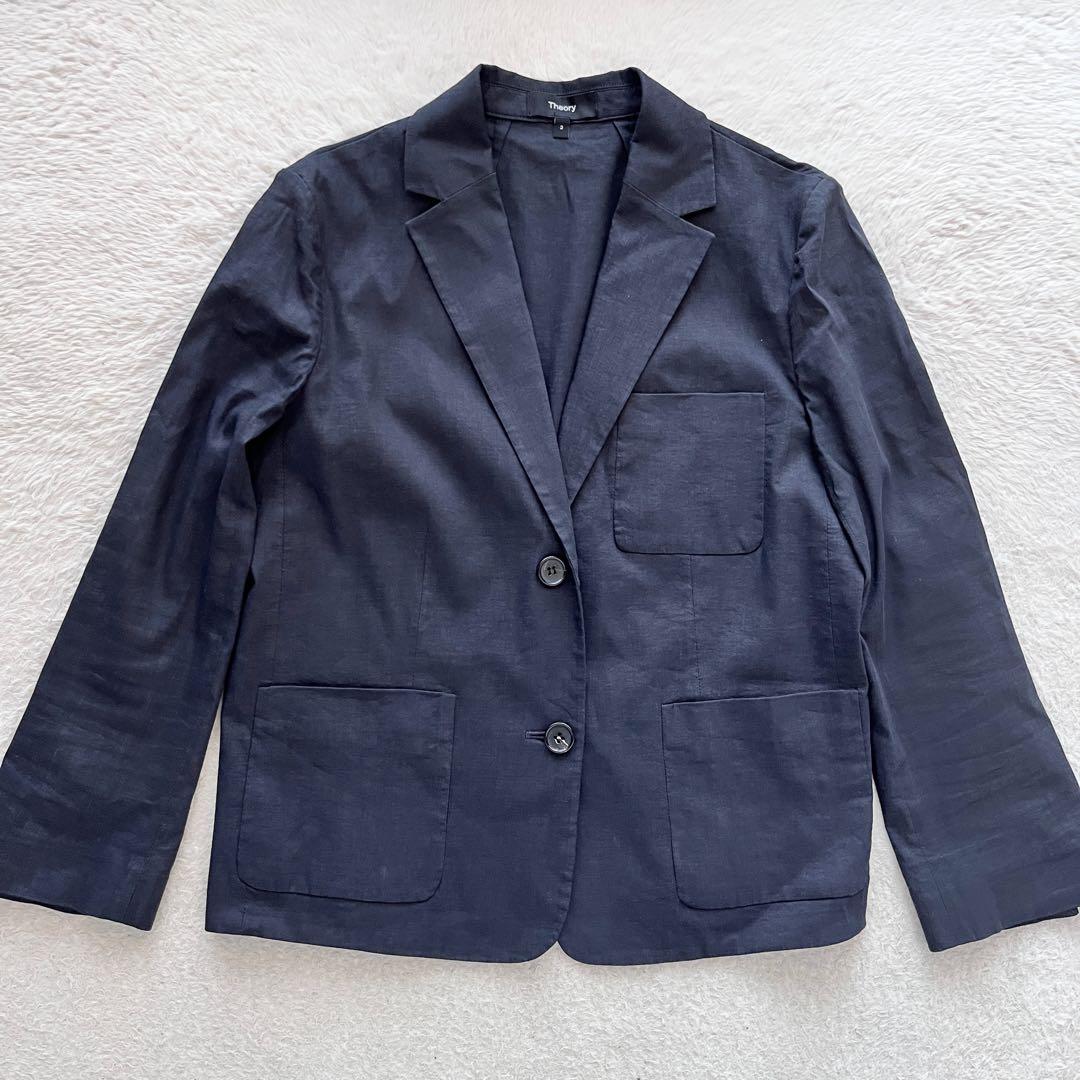 Theory セットアップ スーツ テーラード ジャケット パンツ リネン