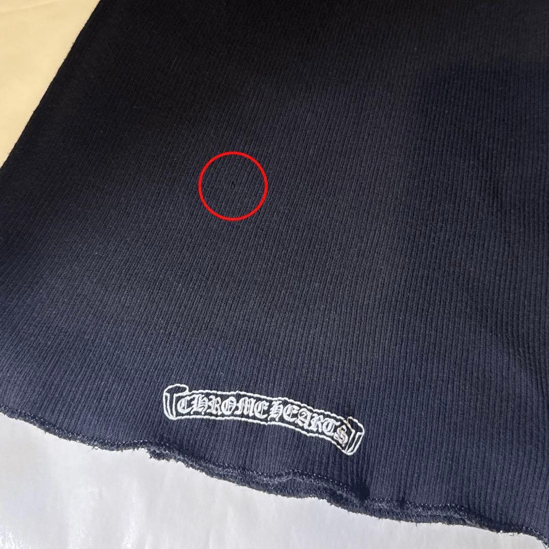 クロムハーツ タンクトップ リブ ホースシュー 黒 ブラック