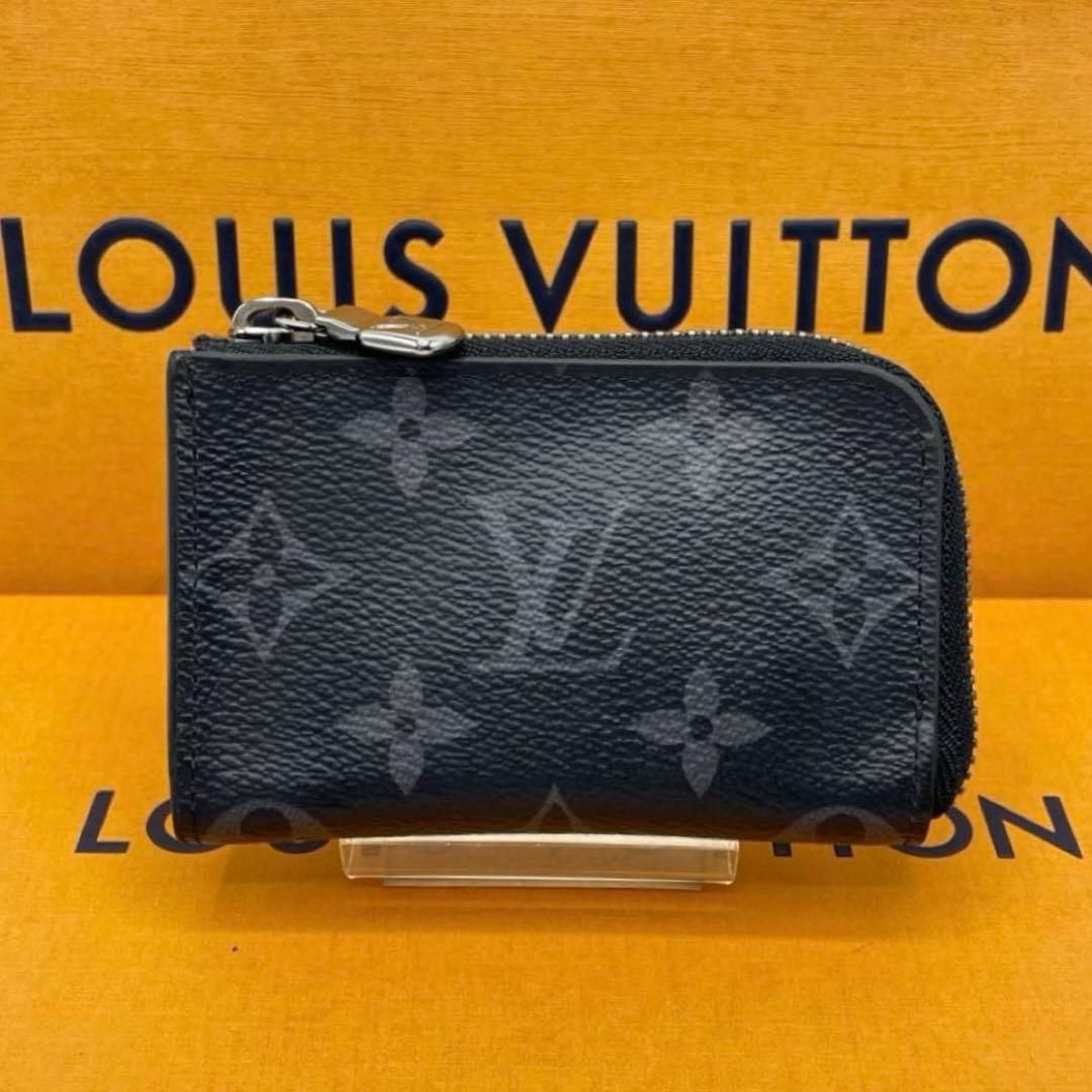 【美品】ルイヴィトン　ケース　ポルトモネジュール　ブラック　エクリプス