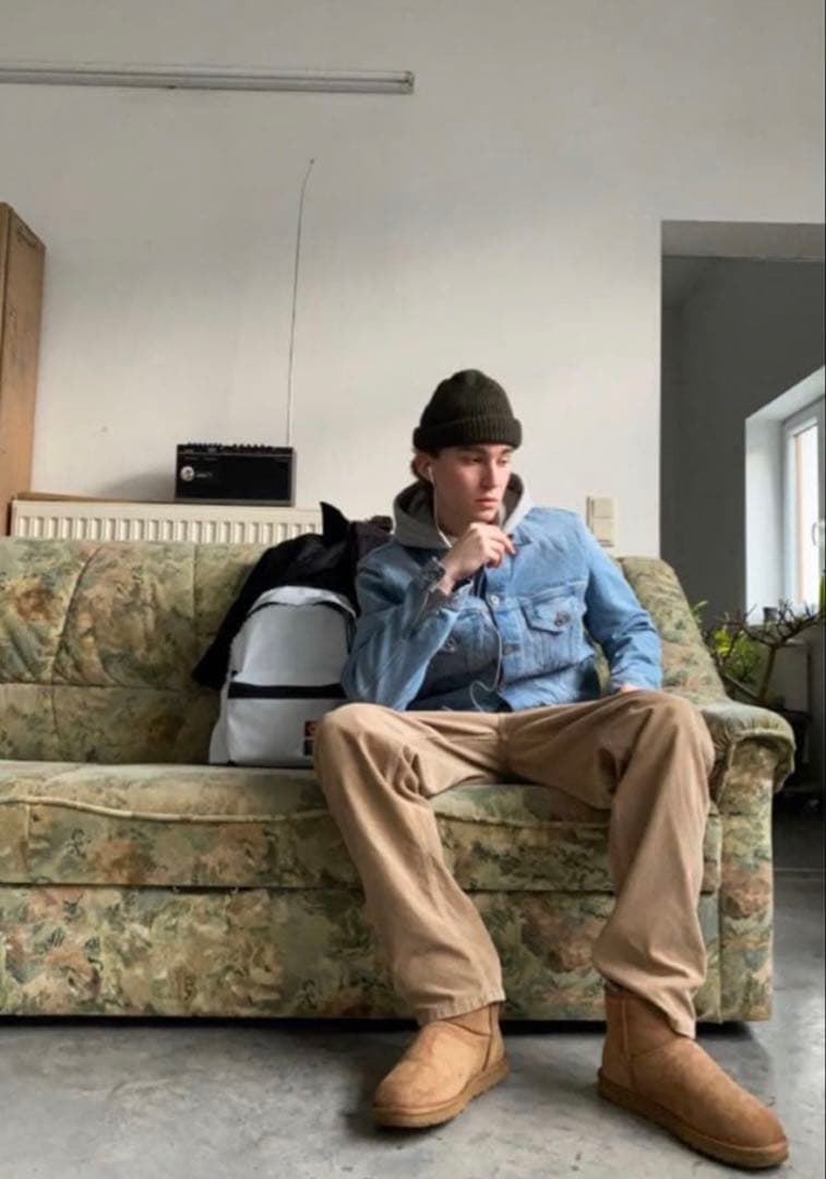 UGG オーストラリア ムートンブーツ USA9 26cm 箱付き ベージュ