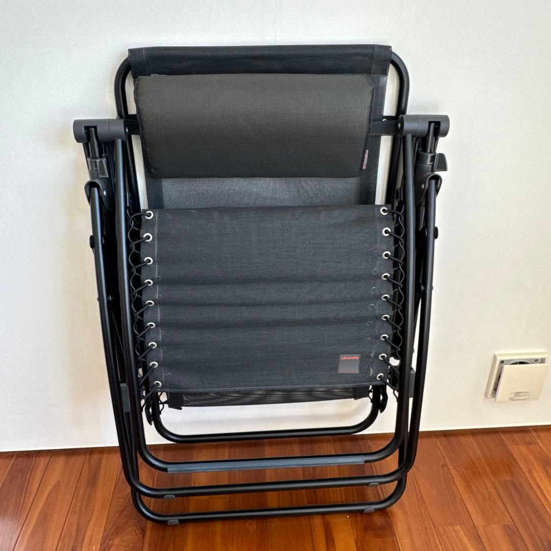 ラフマ(Lafuma) リクライニングチェア ブラック