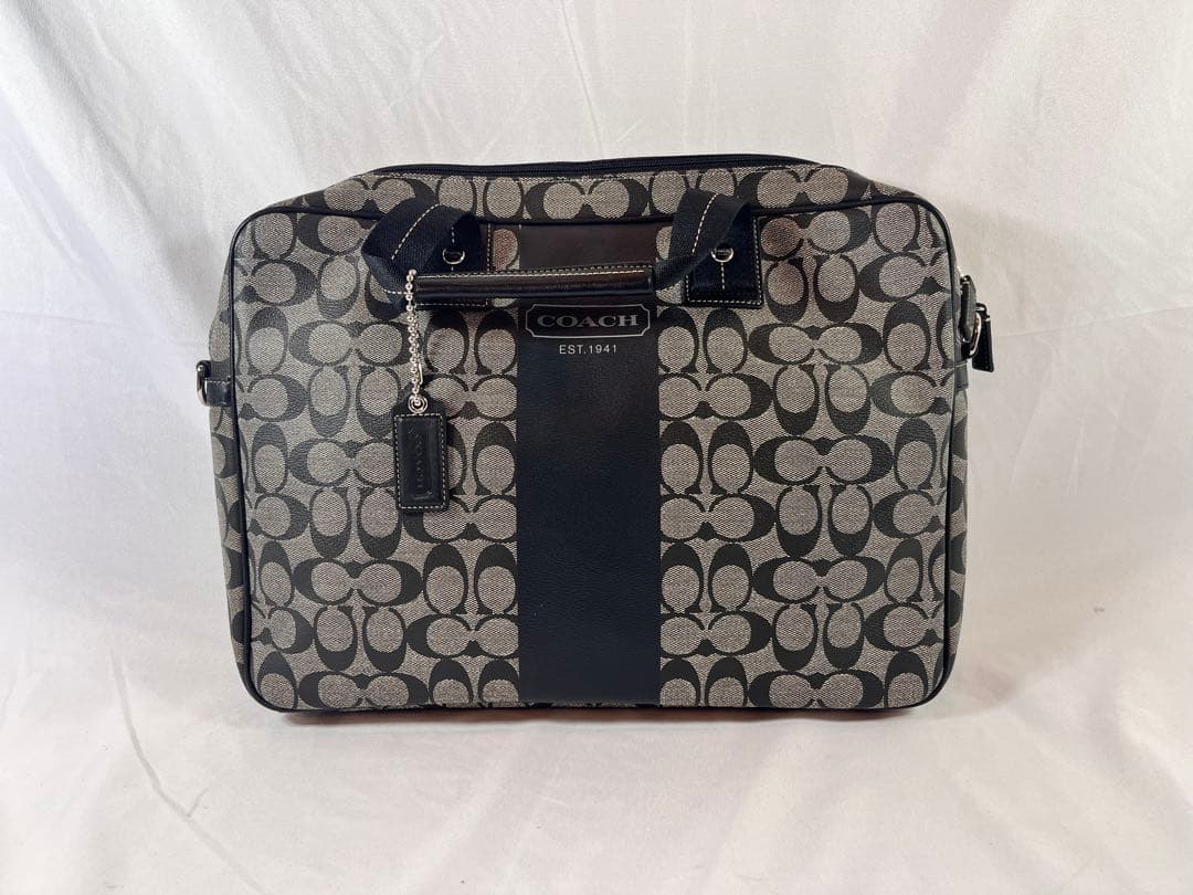 ⑤ COACH ビジネスバッグ 2way シグネチャー　ハンドバッグ　【043】