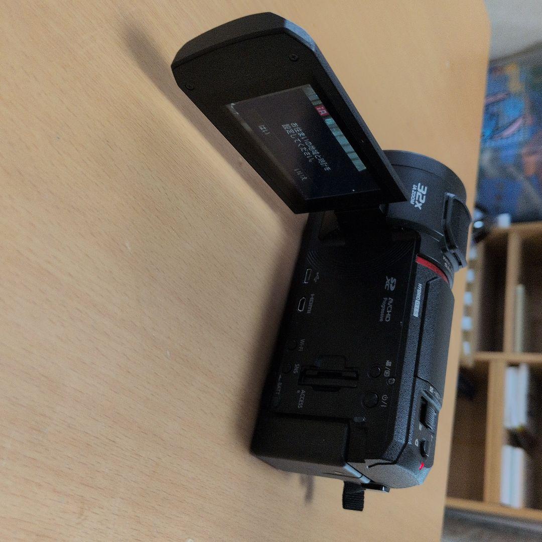 Panasonic HC-VX2MS 4K ビデオカメラ 本体とメモリーカード