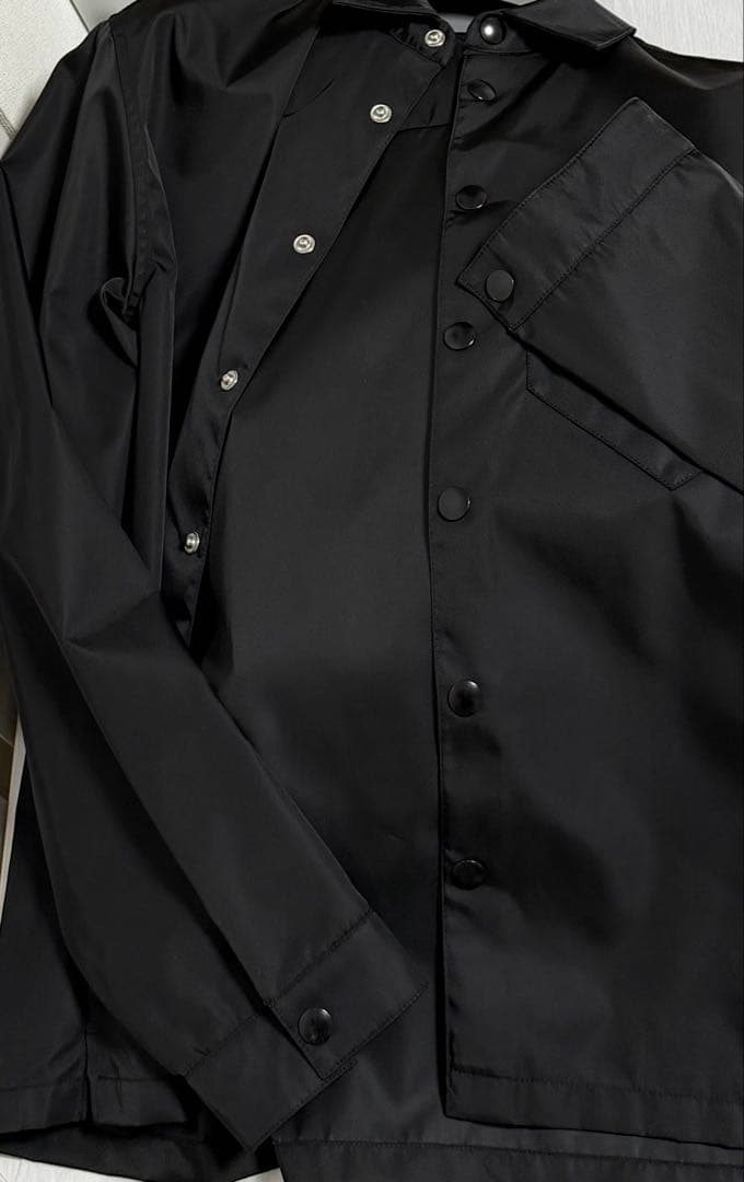 y*i様 PRADA　プラダ　Re-Nylonシャツ　黒　M　SC514