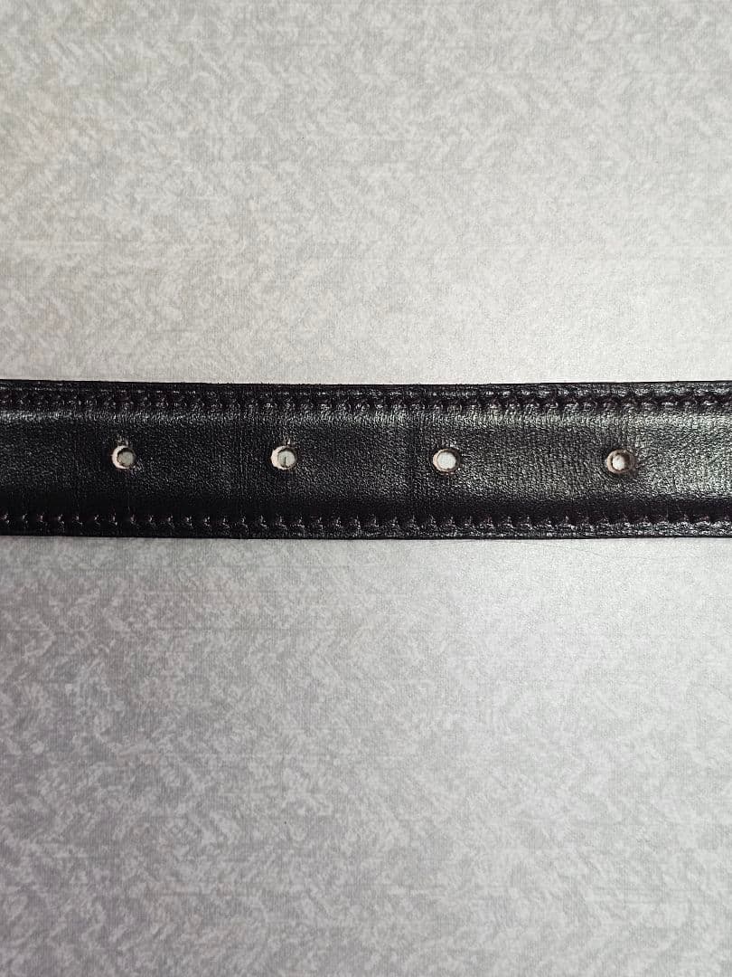 エルメス H型バックル リバーシブルレザーベルト 保存袋付き 87cm