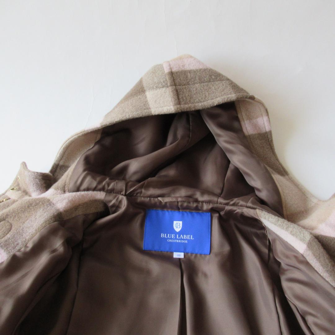 ブルーレーベルクレストブリッジ 新品 ショート ダッフルコート 38