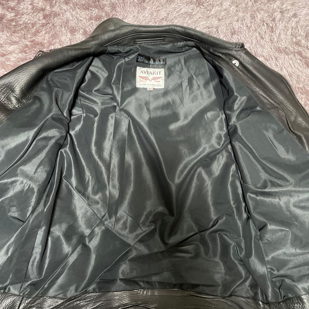 ルイスレザー✖️リアルマッコイズ　ディアスキン　ライダース　ライトニング