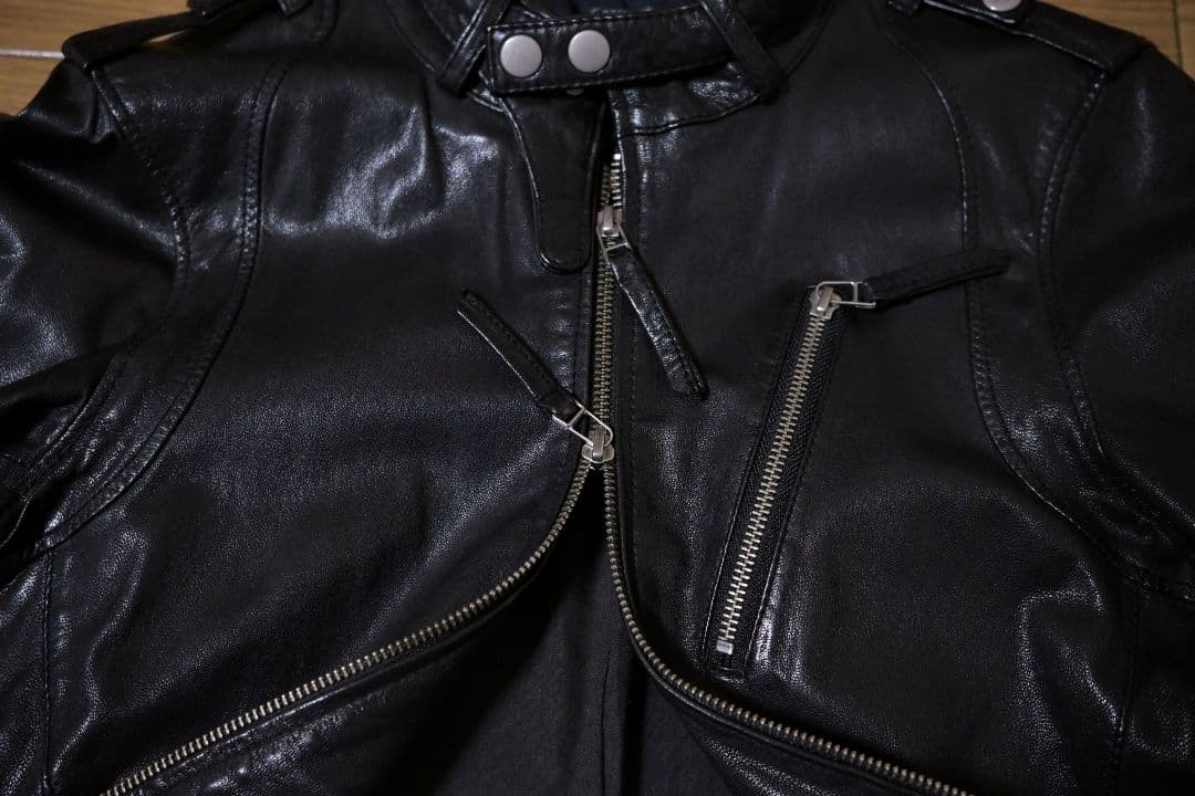 ジャケット・アウター Single Riders Goatskin as 70s