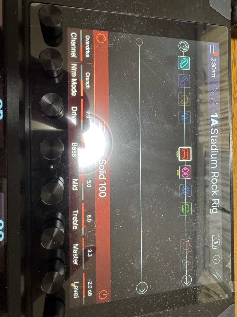 運動神経型様用LINE6 HELIX stadium XL ギターエフェクター