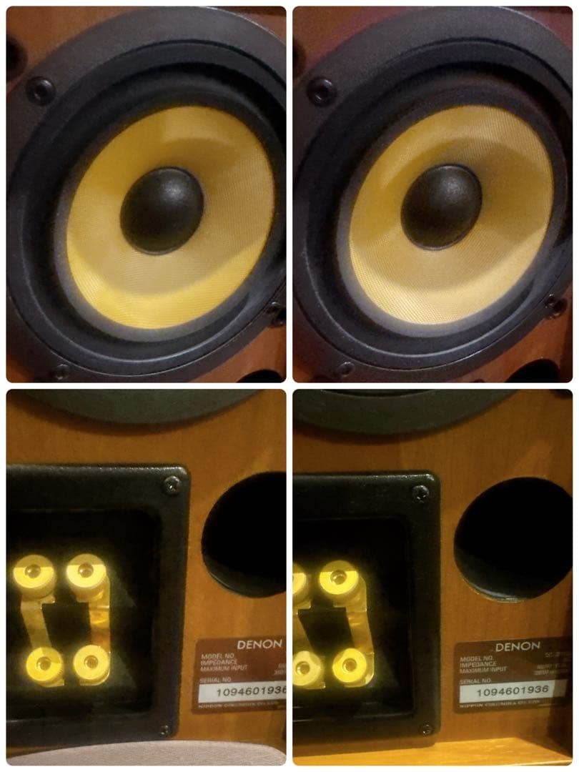 DENON デノン SC-201S スピーカー ペア同番 美品 2WAY 音質良