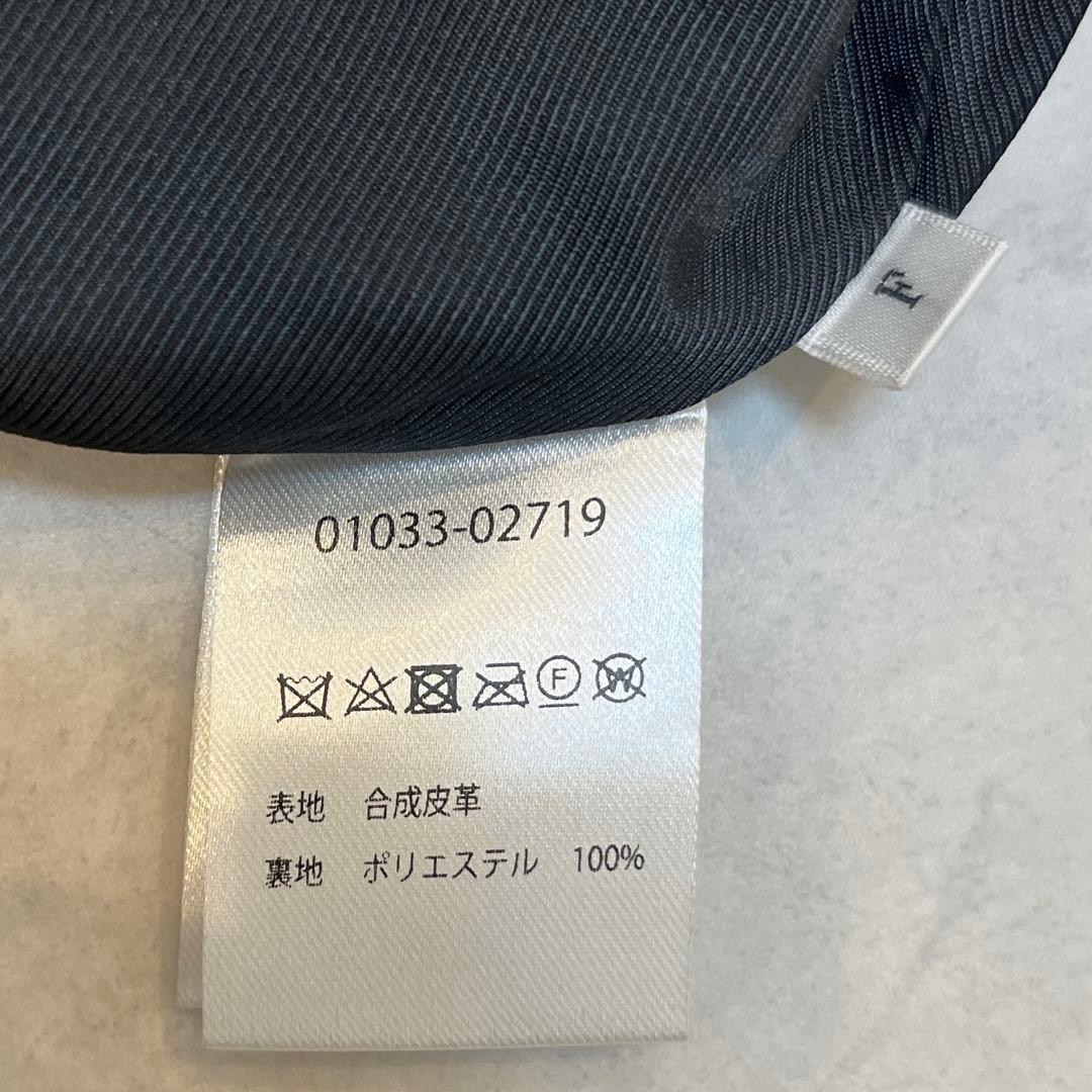 極美品◆RANDEBOO Vegan leather jacket◇ブラック