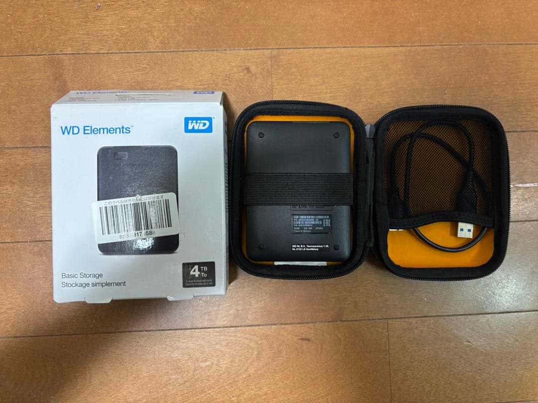WD Elements 4TB 外付けハードディスク
