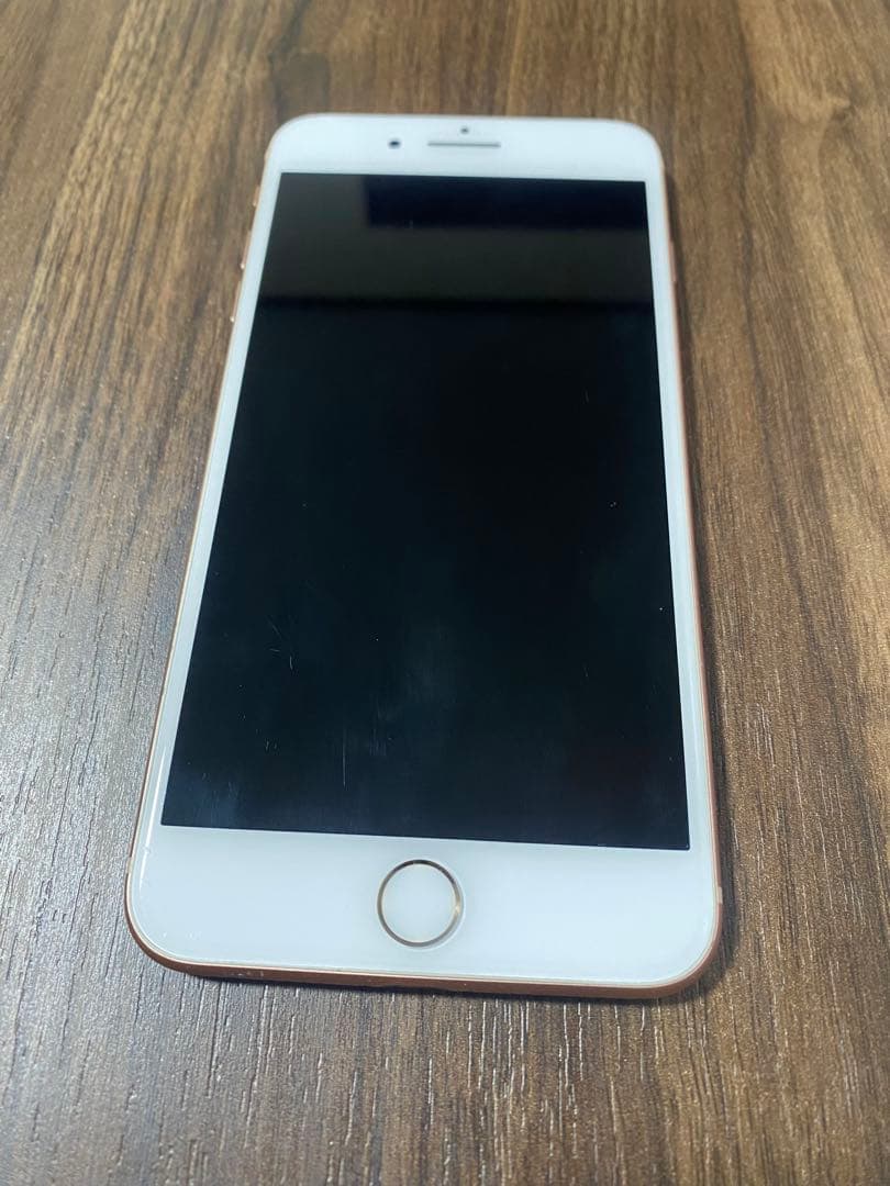 最大容量100％ SIMフリー iPhone 8 Plus ゴールド 64GB