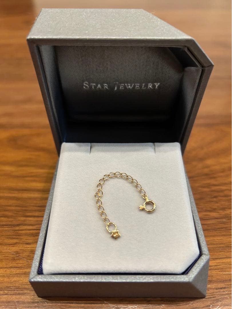 K18 アジャスター STAR JEWELRY スタージュエリー 5cm 美品