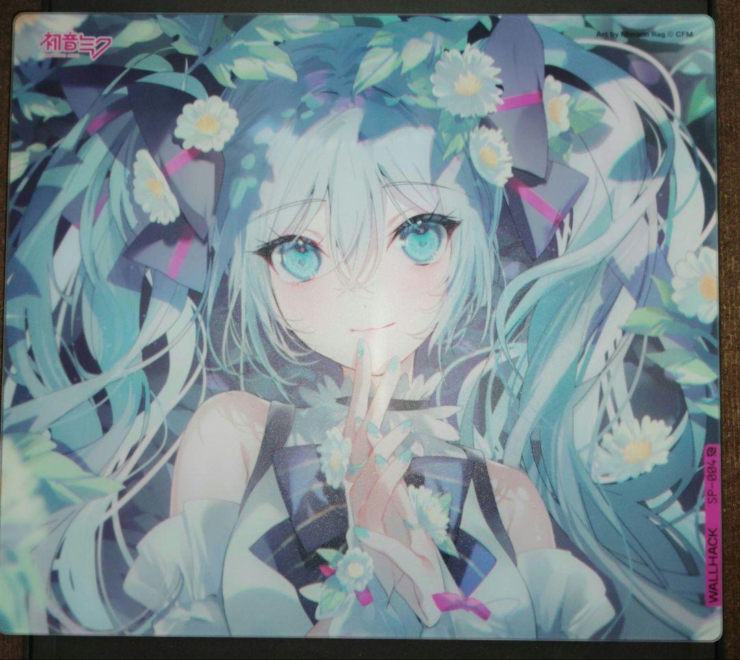 sp-004 wallhack ガラス　マウスパッド　初音ミク　skypad