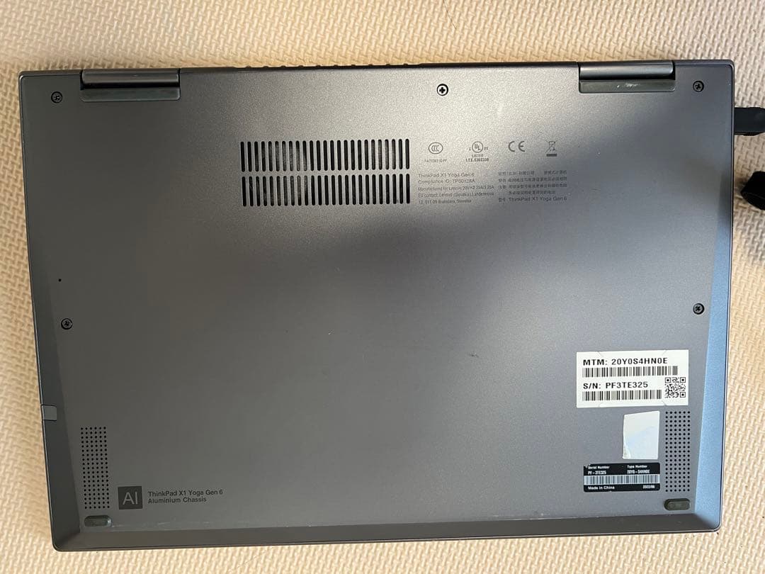 Windowsノート本体 Lenovo ThinkPad X1 Yoga Gen 6 32/512