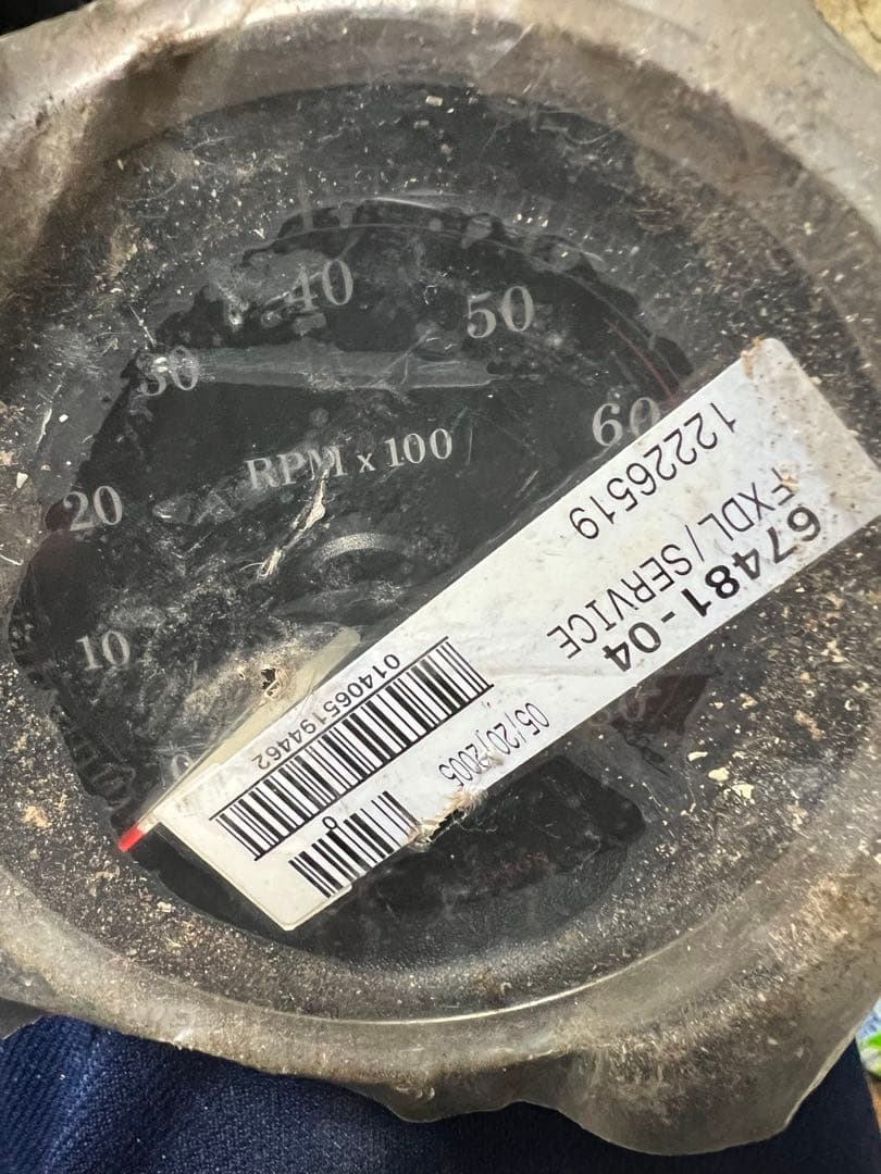 ハーレーダイナ　純正タコメーター　長期保管未使用品