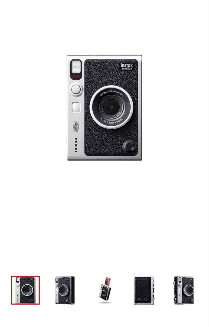 富士フイルム インスタントカメラ チェキ instax mini Evo
