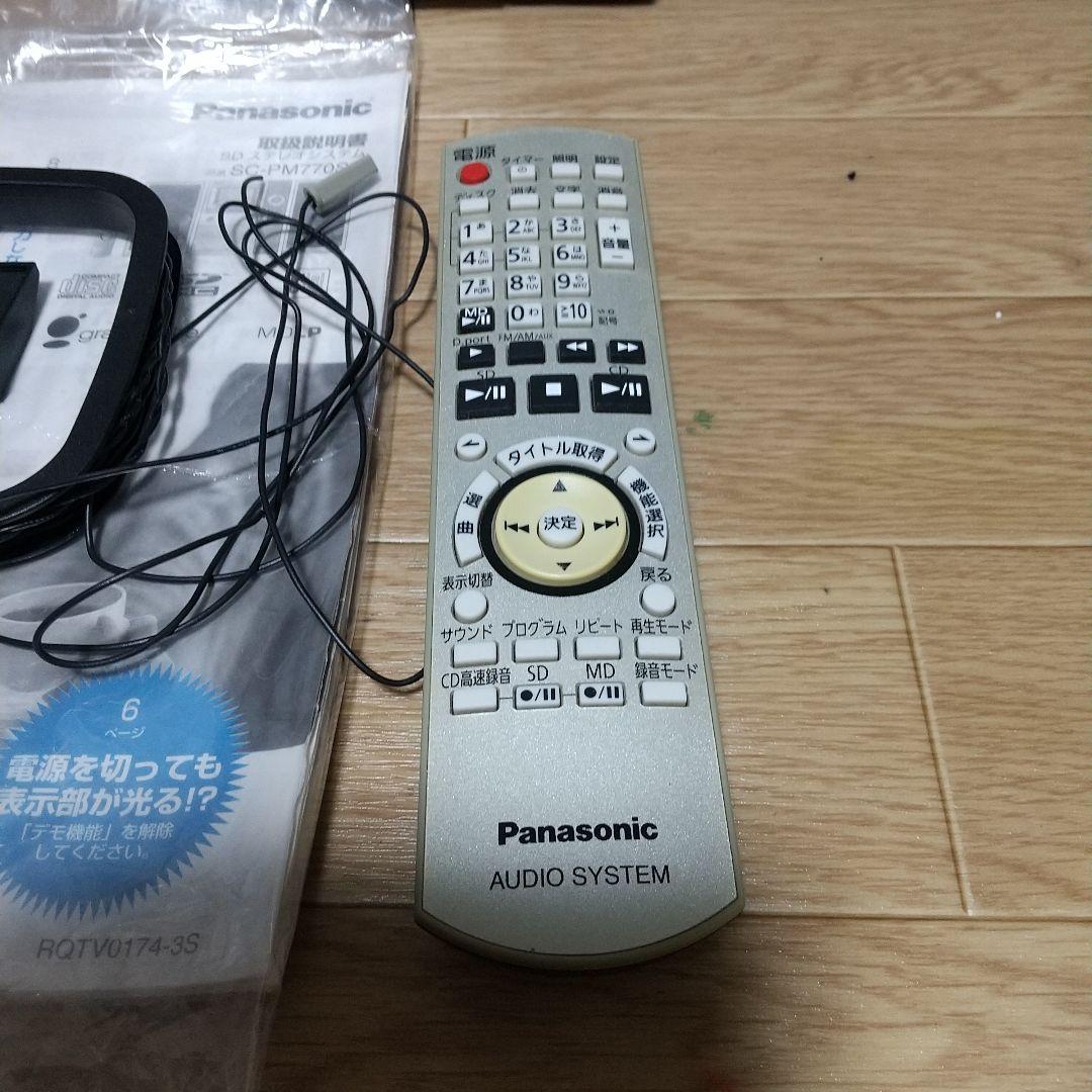 Panasonic SA-PM770SD ミニコンポ