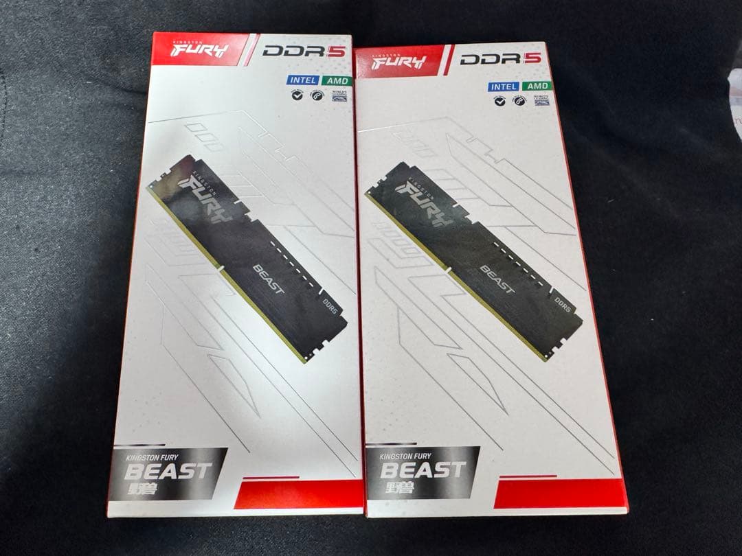 動作確認済み　Kingston FURY DDR5 16GBx2 6000MHz