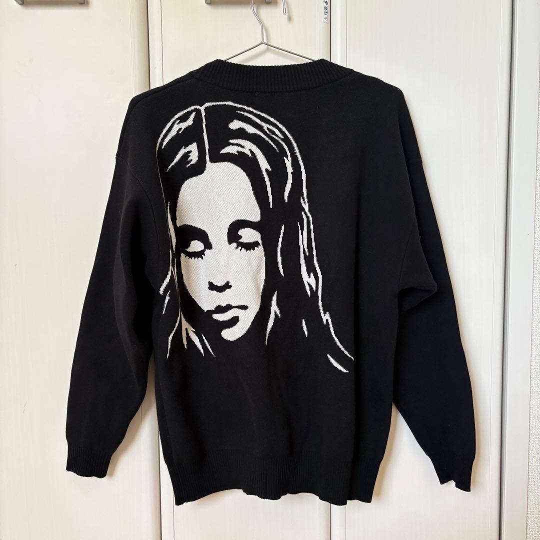 X-girl カーディガン ブラック