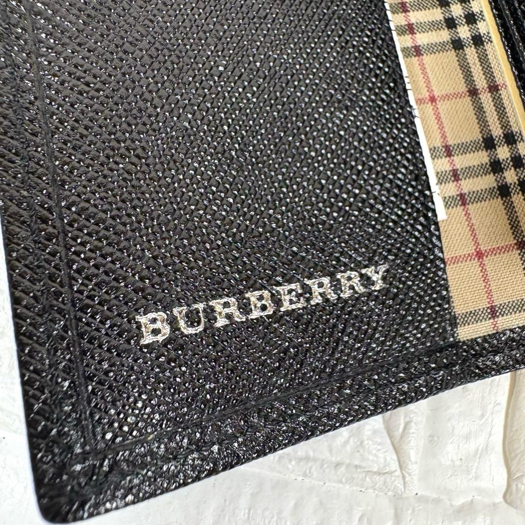 【箱付き】バーバリー BURBERRY 4連キーケース ノバチェック －ブラック