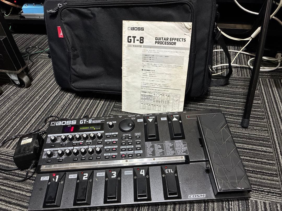 【ソフトケース付き】BOSS GT-8 マルチエフェクター 動作良好