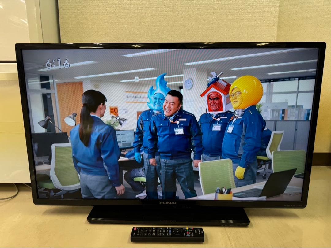 FUNAI 液晶テレビ FL-40HB2000 リモコン付き