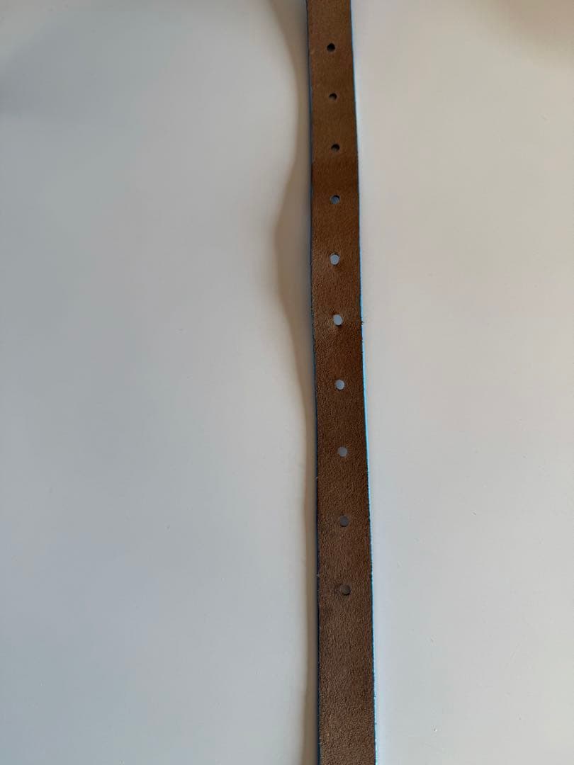 【美品】anytee Narrow Long Belt Black Blue