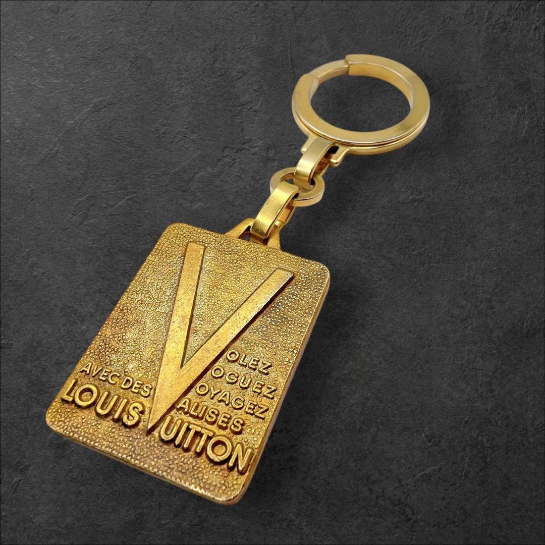 LOUIS VUITTON マルティエ キーリング/チャーム ブロンズメタル
