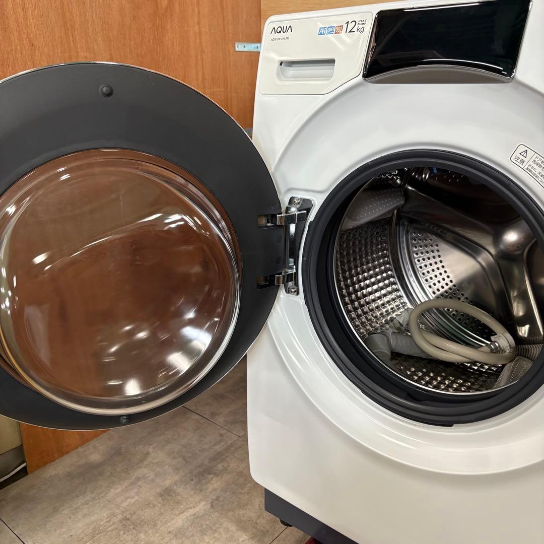 一都三県限定　配送設置無料　ドラム式洗濯乾燥機　AQUA 2023年製　12kg