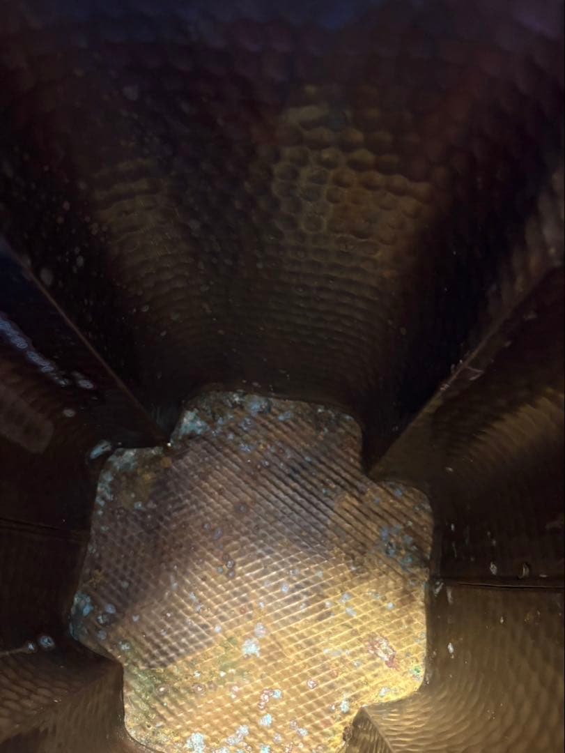 アンティーク! 古家具・銅製.小物入れ.ゴミ箱! レトロ!