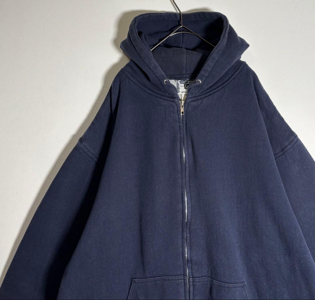 Lee リー　無地　裏サーマル　ダブルフェイス　ジップアップパーカー